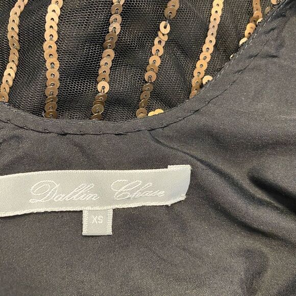 Falling Chase mesh sequinned Maternity dress, XS - Picture 4 of 8